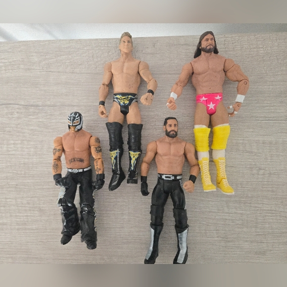 WWE Other - WWE Action Figure Chris Jericho Rey Mysterio Macho Man Randy Savage Seth Rollins